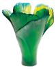 Ginkgo vase green - Daum